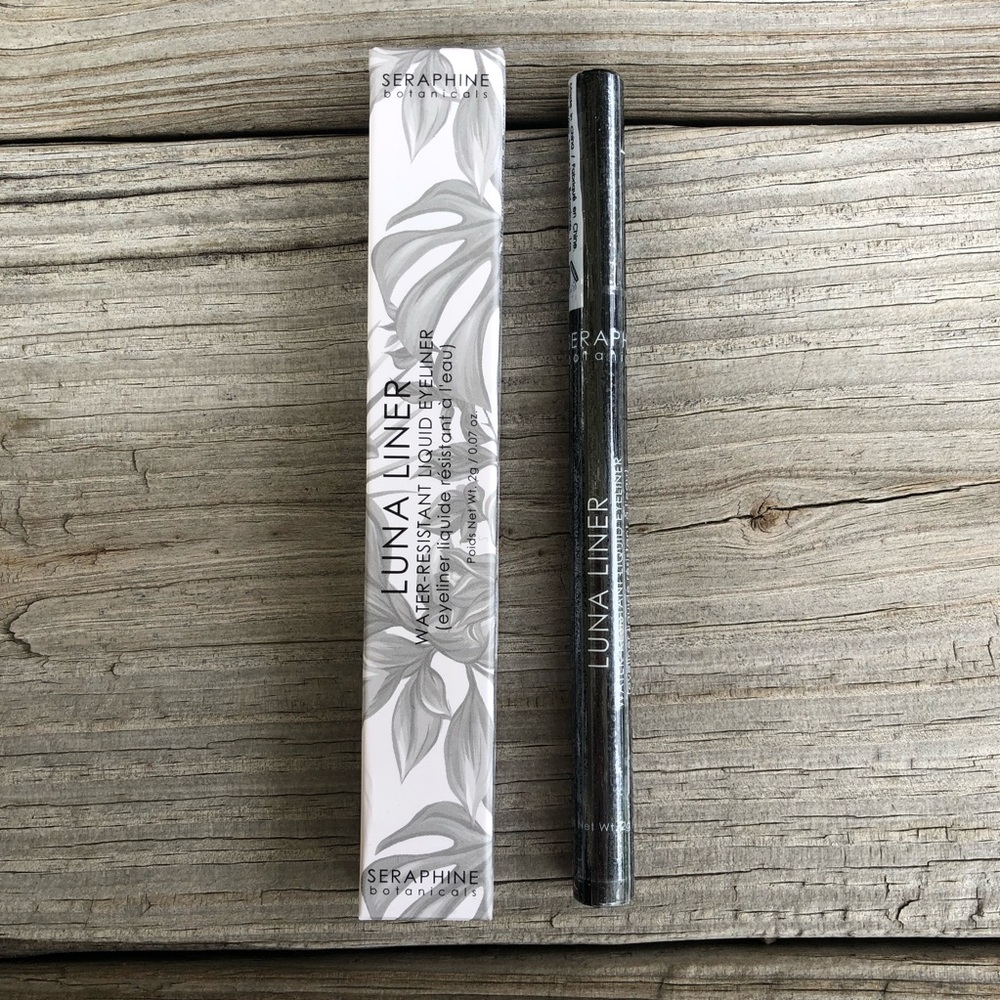 SERAPHINE BOTANICALS Luna Liner Water Resistant Liquid Eyeliner in Black